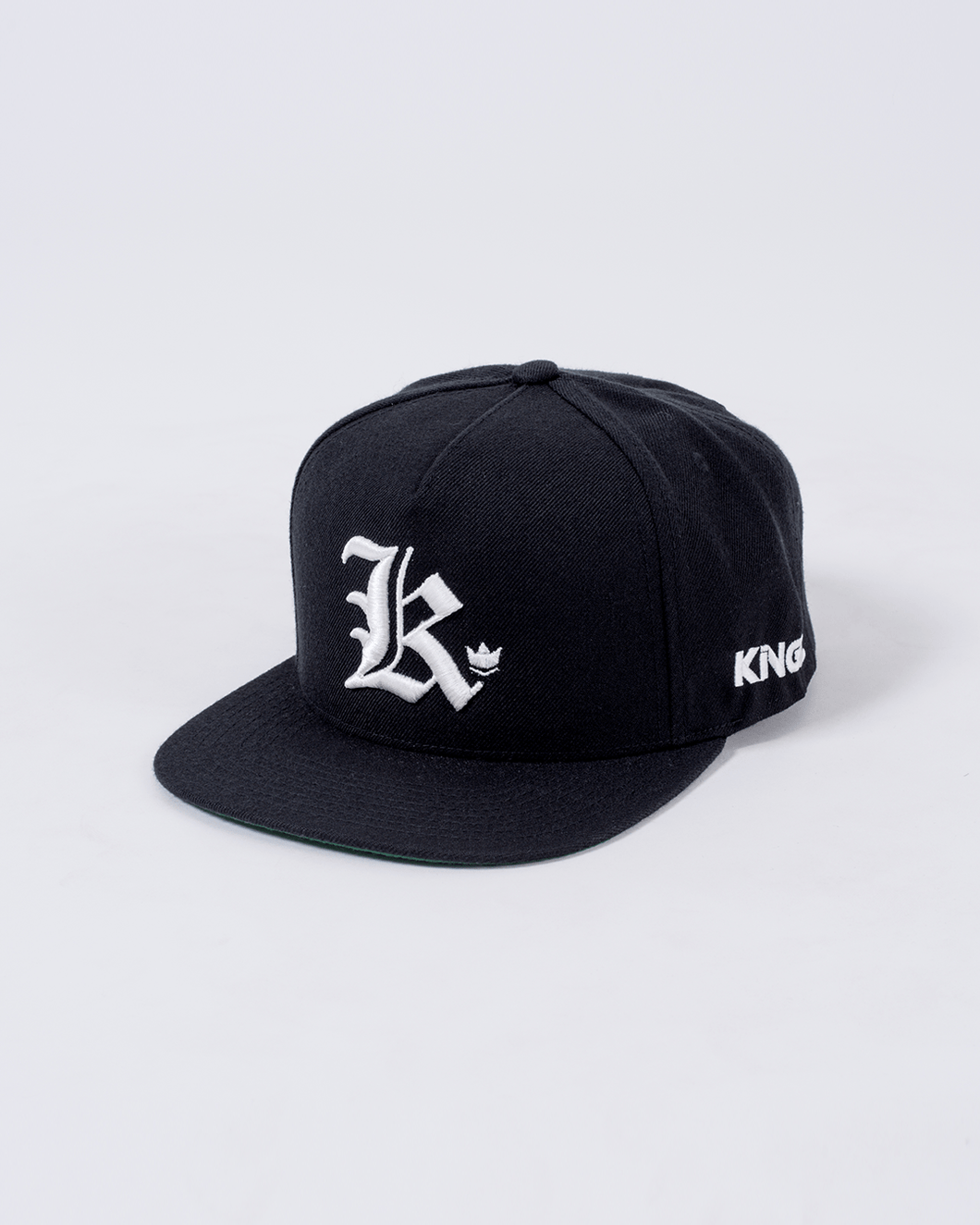 Kingz Old English K Snapback-White