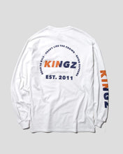 Load image into Gallery viewer, Kingz Krown T-shirt L/S- White
