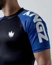 Load image into Gallery viewer, Rashguard Kingz Ranked Performance Short Sleeve - Blue
