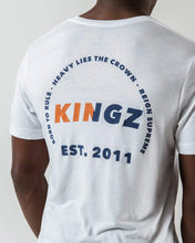 Load image into Gallery viewer, Kingz Krown S/S- White T-shirt
