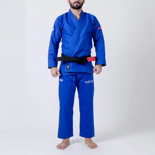 BJJ Gi - Maeda Red Label 3.0 Blue - WHITE BELT INCLUDED