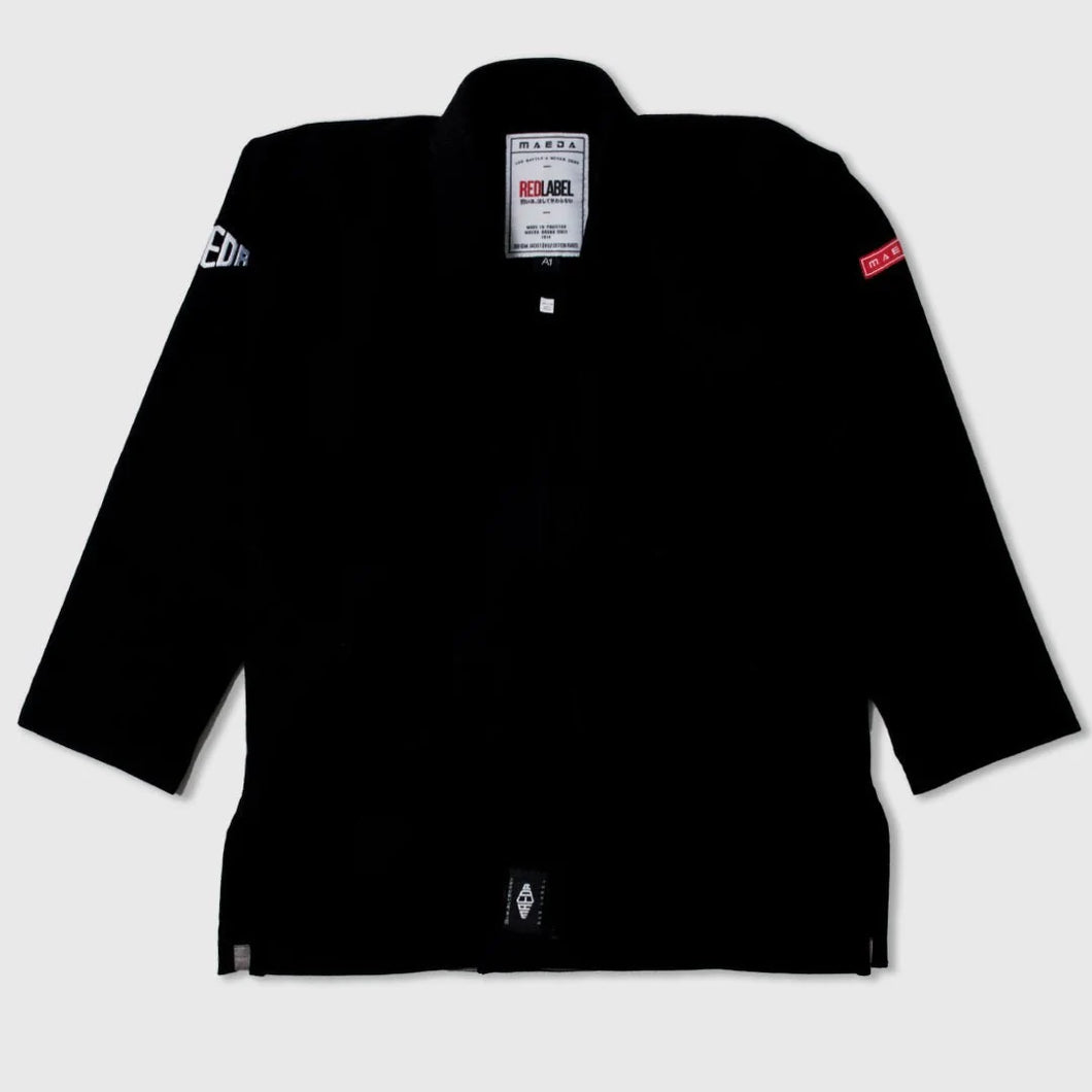 Kimono noir Maeda Red Label 3.0 Kid´s - CEINTURE BLANCHE INCLUSE 