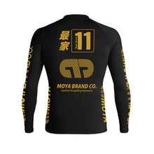 Carregar imagem no visualizador da galeria, Equipe Rashguard Moya 21 Manga Long - Black
