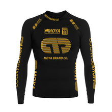 Carregar imagem no visualizador da galeria, Equipe Rashguard Moya 21 Manga Long - Black
