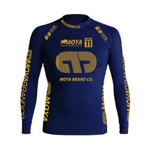 Charger l&#39;image dans la galerie, Rashguard Team Moya 21 Long Manga - Bleu
