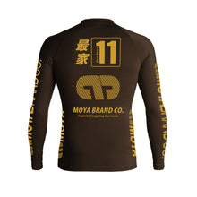 Load image into Gallery viewer, Rashguard Team Moya 21 Long Manga - Brown
