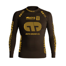 Load image into Gallery viewer, Rashguard Team Moya 21 Long Manga - Brown
