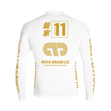 Charger l&#39;image dans la galerie, Rashguard Team Moya 21 Long Manga - Blanc
