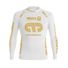 Charger l&#39;image dans la galerie, Rashguard Team Moya 21 Long Manga - Blanc
