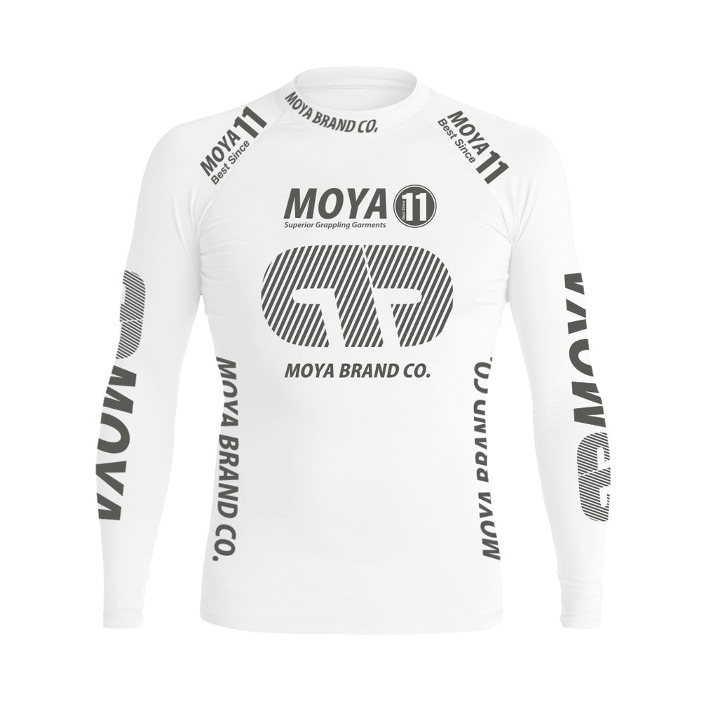 Rashguard Team Moya 22 Manches longues - Blanc