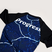 Carregar imagem no visualizador da galeria, Progresso Rashguard de mármore azul
