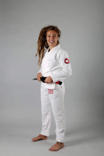 Load image into Gallery viewer, Kimono BJJ (GI) Kingz Classic 3.0 Women´s- White with white belt included
