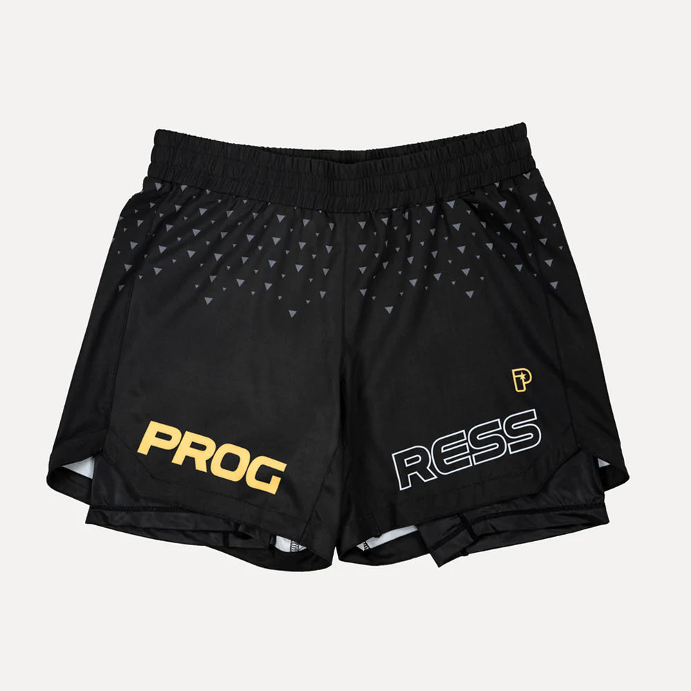 Progrès - Shorts hybrides Sportif - Orange