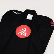 Load image into Gallery viewer, Kimono BJJ (GI) Progress The Temple- Black Edition
