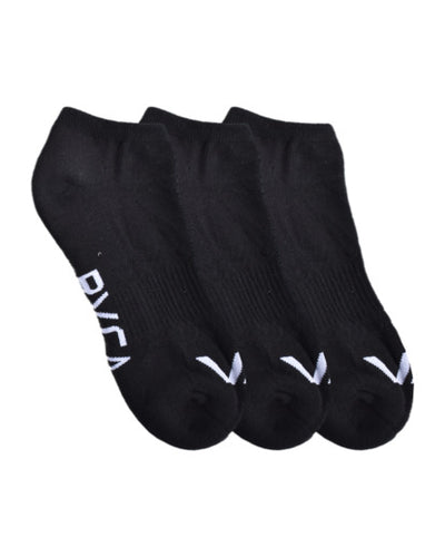 3 RVCA Paquet VA Sport Logo Super Non-Show-Black