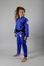 Cargar imagen en el visor de la galería, Kimono BJJ (Gi) Kingz Classic 3.0 Women´s- Azul con cinturón blanco incluido
