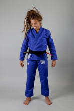 Cargar imagen en el visor de la galería, Kimono BJJ (Gi) Kingz Classic 3.0 Women´s- Azul con cinturón blanco incluido
