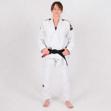Lade das Bild in den Galerie-Viewer, Kimono BJJ (GI) Tatami Damen Nova Absolutes White - White Belt enthalten
