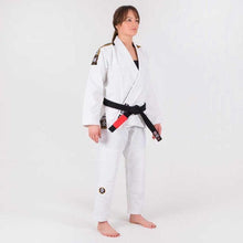 Lade das Bild in den Galerie-Viewer, Kimono BJJ (GI) Tatami Damen Nova Absolutes White - White Belt enthalten
