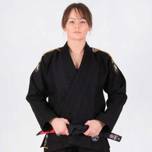 Lade das Bild in den Galerie-Viewer, Kimono Bjj (Gi) Tatami Damen Nova Absolutes Black - Weißer Gürtel enthalten
