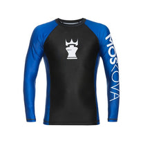 Cargar imagen en el visor de la galería, 2022 Rashguard Moskova Training Top- Manga Larga- Negro Azul
