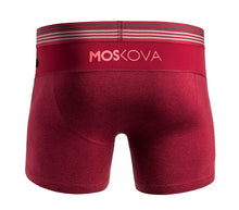 Charger l&#39;image dans la galerie, Boxer Moskova M2 Coton - Heather Bordeaux
