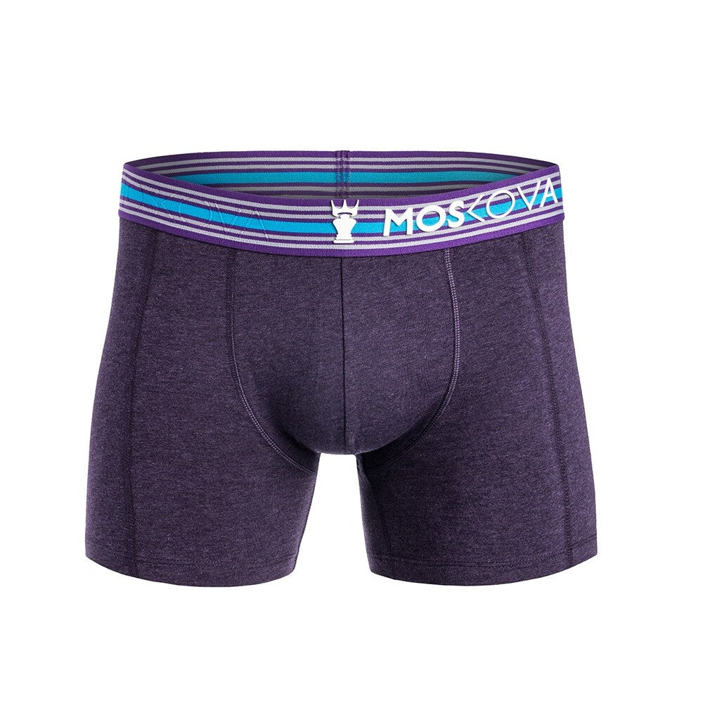 Boxer Moskova M2 Algodão - listras roxas