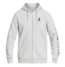 Carregar imagem no visualizador da galeria, Moskova Zip Hoodie- cinza-preto
