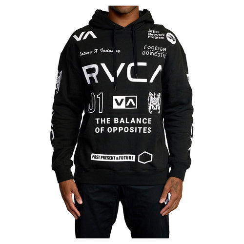 RVCA All Brand Sport Workout Hoodie - Black