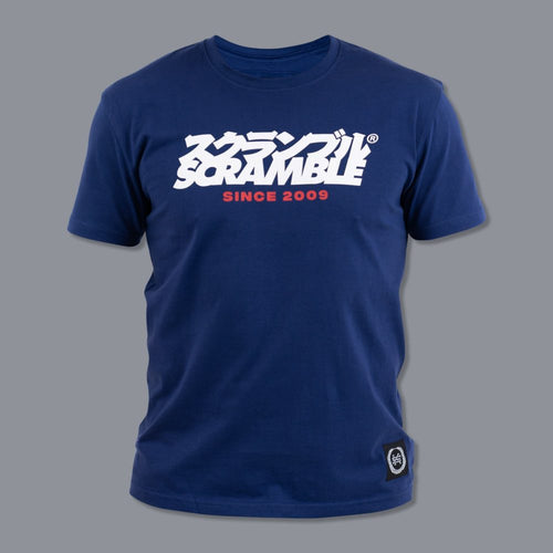 Scramble Base Tee- Azul Marino