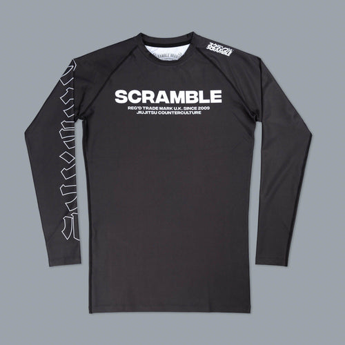Scramble Base Rashguard- Black