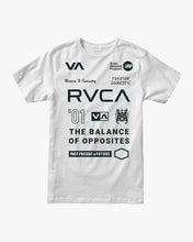Carregar imagem no visualizador da galeria, Toda a camiseta de RVCA branca de marca

