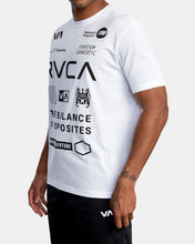 Carregar imagem no visualizador da galeria, Toda a camiseta de RVCA branca de marca
